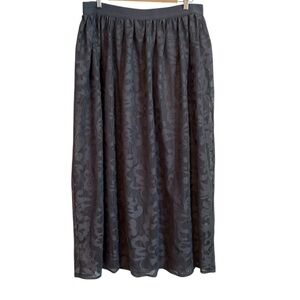 Lane Bryant Blue Floral Skirt